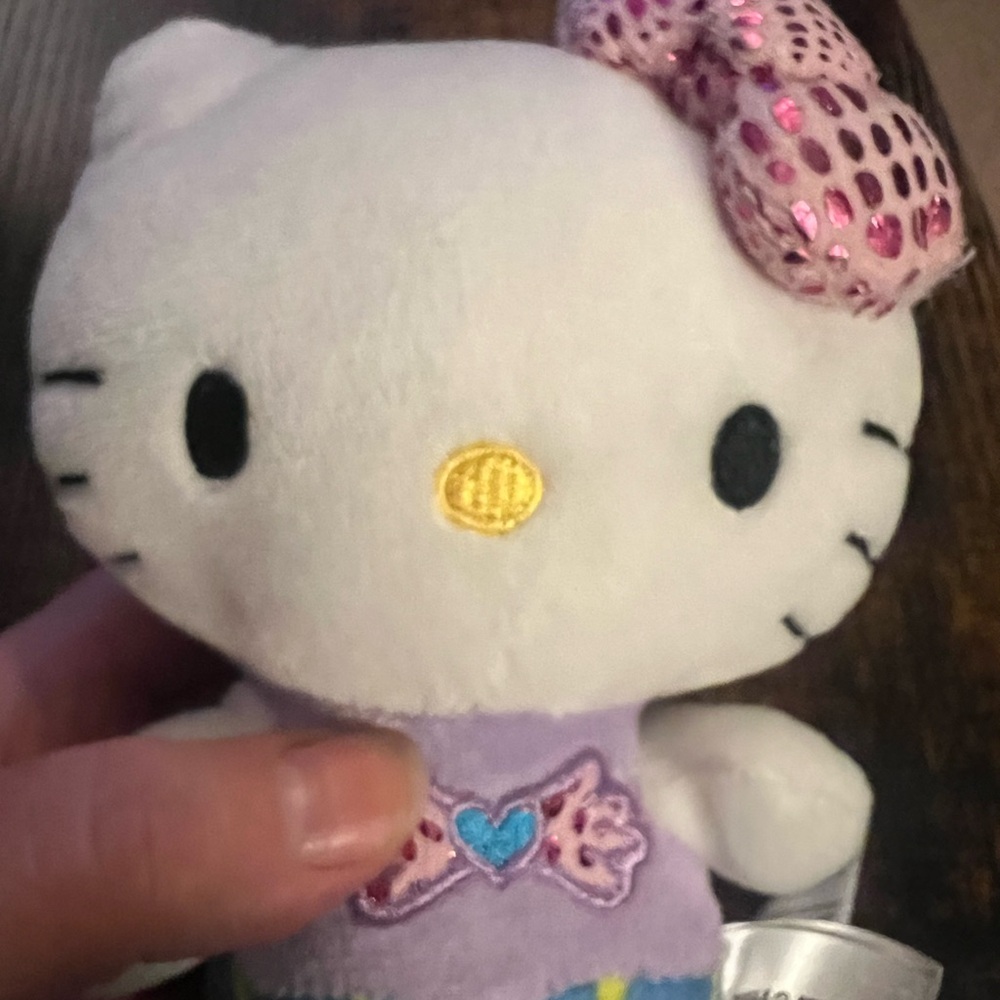 Hello Kitty Mermaid Plush Toy - White and Purple - Picture 5 of 6